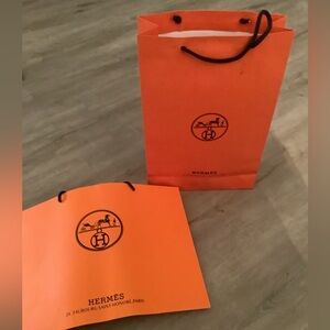 Shopping designer paper bags two